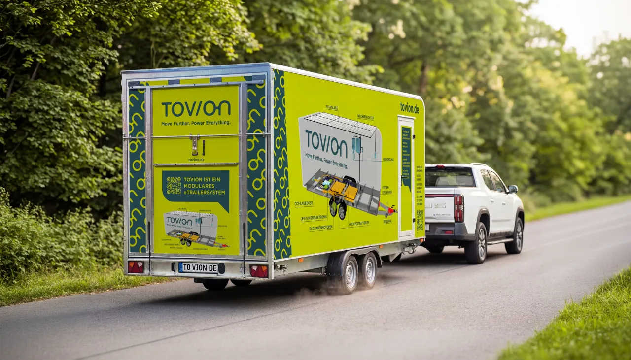 TOVION eTrailer Seitenansicht